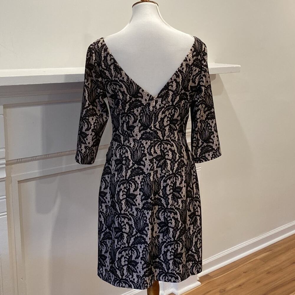 Cocktail Dress 12 Semi Formal Large Classic Kay Unger New York Elegant Evening - Picture 4 of 11